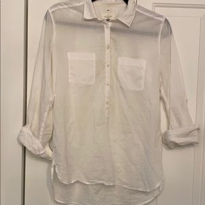 Loft Extra soft lightweight button up shirt